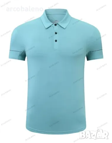 Бързосъхнеща мъжка поло риза с къс ръкав, 5цвята , снимка 3 - Ризи - 48928949