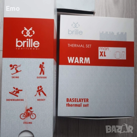 Мъжко термобельо BRILLE WARM, снимка 2 - Спортни дрехи, екипи - 52632863