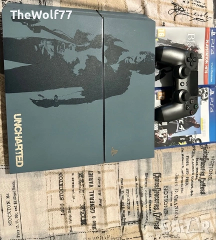 PlayStation 4 1TB – ЛИМИТИРАН UNCHARTED Edition, снимка 3 - Друга електроника - 53391054