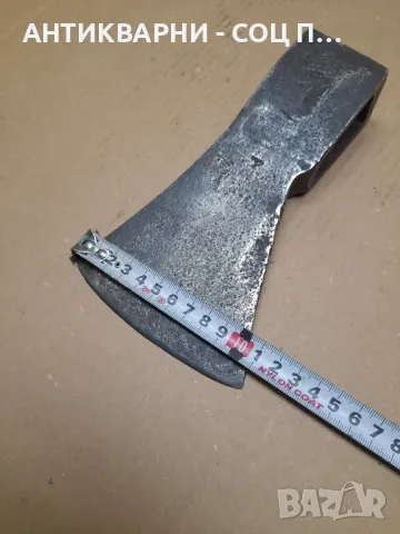 Стара Немска Брадва Топор Тегло 1.300кг. Номер 3., снимка 11 - Антикварни и старинни предмети - 48286670
