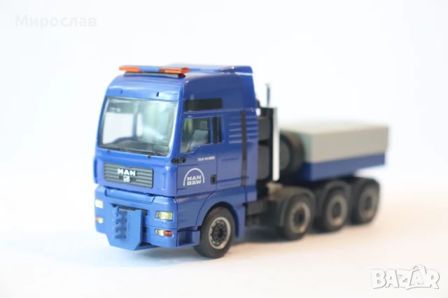 HERPA H0 1/87 MAN КАМИОН ТЕЖКОТОВАРЕН ТРАНСПОРТ МОДЕЛ КОЛИЧКА, снимка 6 - Колекции - 50682225