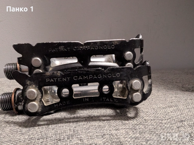 Ретро Шосейни Педали Campagnolo Super Record, снимка 3 - Части за велосипеди - 52546219