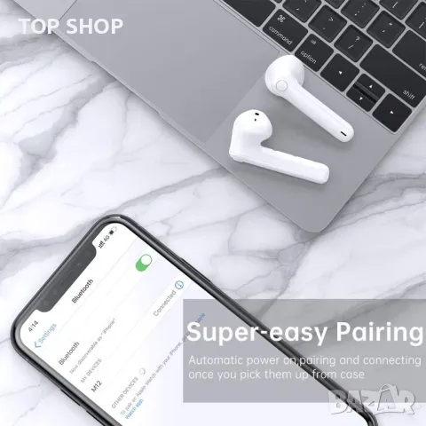 Намалени Безжични слушалки Спортни с кутия за зареждане Earbuds IPX7, снимка 6 - Bluetooth слушалки - 49203136