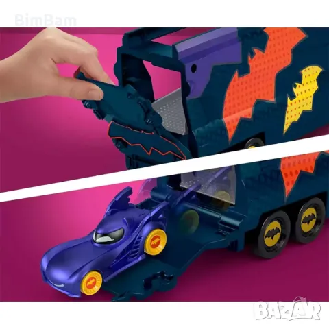 Транспортьор за колички Батман Batwheels Fisher Price, снимка 5 - Коли, камиони, мотори, писти - 48377117