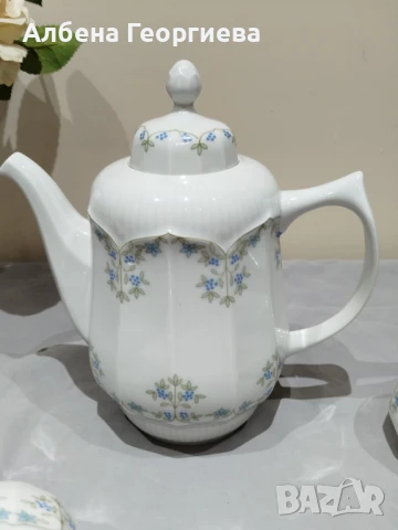 Фин порцеланов сервиз за кафе BLUTENREIGEN BONAPART, снимка 11 - Сервизи - 50864248