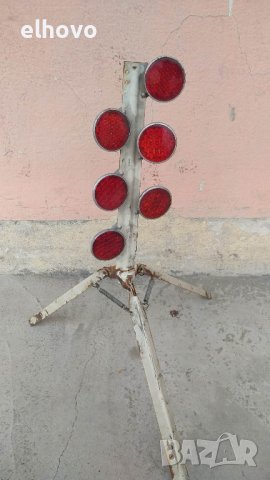 Ретро предупредителен триъгълник от ddr, снимка 2 - Антикварни и старинни предмети - 38827213