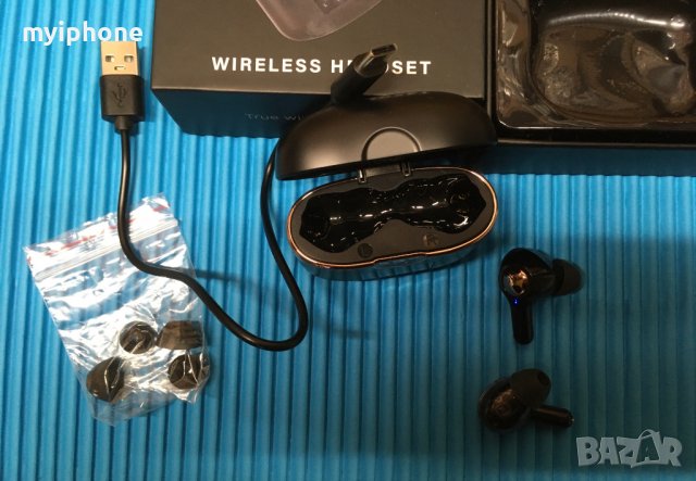 Безжични слушалки  4 микрофона Earbuds Bluetooth 5.1, снимка 12 - Слушалки и портативни колонки - 39775686