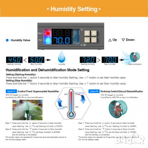 Автоматичен термо контролер за температура, МОДЕЛ 12 термостат, снимка 2 - Други машини и части - 27216648