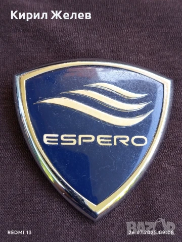 ЕМБЛЕМА ЗА АВТОМОБИЛ ESPERO за КОЛЕКЦИЯ ДЕКОРАЦИЯ 26553, снимка 2 - Аксесоари и консумативи - 51145880