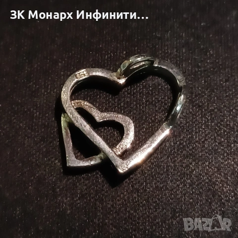 Сребърна висулка, снимка 2 - Колиета, медальони, синджири - 46381074