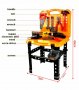 Портативна работна маса ДОМАШЕН МАЙСТОР 2 с дрелка и инструменти 100 бр. 2 в 1, снимка 5