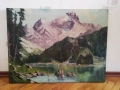 Стари картини, платно масло, авторска изработка. , снимка 10