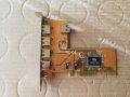 PCI 5-Port USB2.0 Expansion Controller Card Q-TEC VER:2.1, снимка 1 - Други - 33855541