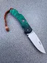Сгъваем нож ръчно изработен + ПОДАРЪК кания, снимка 1