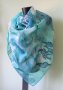 Рисуван копринен шал ВИТРАЖ 2, снимка 3