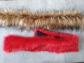 Пухена яка Еко косъм. Дълга 73 -78см, 1 м. Пух за качулка Дълъг Изкуствен.Разл.цветове Якичка/пухче , снимка 13