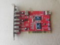 VIA VT6306 3 Port Firewire IEEE 1394 + VIA VT6214L 5 Port USB 2.0 PCI Controller Card