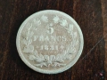 Франция 5 франка 1831 СРЕБРО, снимка 2