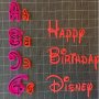 Стил Дисни Disney 26 букви азбука латиница форми ръкопис резци за украса декор торта тесто фондан , снимка 3