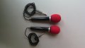 2 бр. динамични микрофони с кабел, снимка 1 - Микрофони - 43358720
