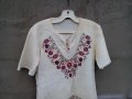 Стара дамска кенарена риза,блуза, снимка 2