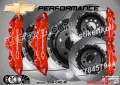 Chevrolet Performance надписи за капаци на спирачни апарати, снимка 5