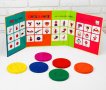 Дървени цветна игра Монтесори Circlelance Habi Spiel Мath Montessori, снимка 4