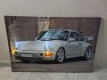 Светеща картина с LED осветление - Porsche 911 old, снимка 2
