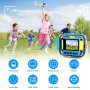 Детска HD Екшън камера/водоустойчив 180° Въртящ се фотоапарат 20MP/подводен спорт/32GB SD карта, снимка 3