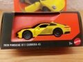 Matchbox Moving Parts – 2020 Porsche 911 Carrera 4S (жълто) – ново/запечатано, снимка 2