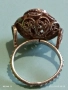 Старинен възрожденски стил сребърен пръстен филигранна изработка 52446, снимка 10