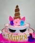 Картонена торта и пинята Еднорог , снимка 5