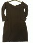 Черна еластична елегантна рокля марка Н & М къса с 3/4 ръкав и много сексапилно лодка-деколте, снимка 8