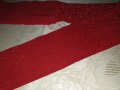 Детски плътен нов  червен чорапогащник с брокат 8-10 г., снимка 6