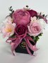 Букет с ароматни сапунени рози, снимка 1 - Подаръци за жени - 44036613