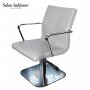 Професионален италиански стол Salon Ambience, Melissa - светлосив, снимка 1 - Фризьорски столове - 36714201