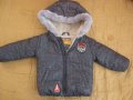 Плътно яке с подплата и качулка 68 размер, снимка 4