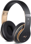 Слушалки 6S Wireless Bluetooth, черно/златисто, снимка 1 - Bluetooth слушалки - 44911120