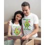 Комплект тениски за влюбени She e my better half Avocados love Авокадо, снимка 1 - Тениски - 33012351