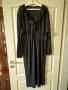 Разкошна нова черна еластична ситно плисе плисирана солей дълга елегантна рокля , снимка 1
