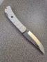 Сгъваем нож ръчно изработен от N690co стомана, снимка 2