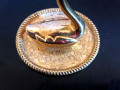 Стара Позлатена Фигурка-Лебед, снимка 5