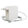Адаптер за Macbook/зарядно 85W L-образен MagSafe конектор,захранващ кабел 1,8 м, Бял