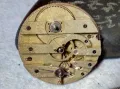 МЕХАНИЗЪМ от СТАР КОЛЕКЦИОНЕРСКИ ШВЕЙЦАРСКИ ДЖОБЕН ЧАСОВНИК с ПОРЦЕЛАНОВ РИМСКИ ЦИФЕРБЛАТ 49646, снимка 10