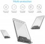 Кутия за 2.5 "SATA SSD, HDD, USB C към SATA адаптер USB 3.0 - прозрачна, снимка 3