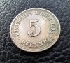 Стара монета 5 пфенига 1903 г.буква А - Германия- рядка,121 годишна !, снимка 12