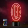 AC Milan 3D LED лампа с дистанционно , снимка 1