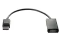 Преходник HP от Дисплей порт към HDMI, M-F, 15 см, черен

, снимка 2