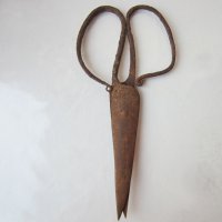 Поне 100-годишна голяма кована ножица - 3, снимка 4 - Антикварни и старинни предмети - 28975048