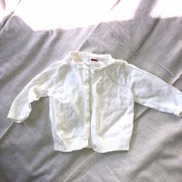 Name it Бебешка бяла жилетка за новородено, снимка 1 - Жилетки и елечета за бебе - 28738989